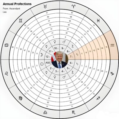 Donald J Trump, Annual Profections Chart